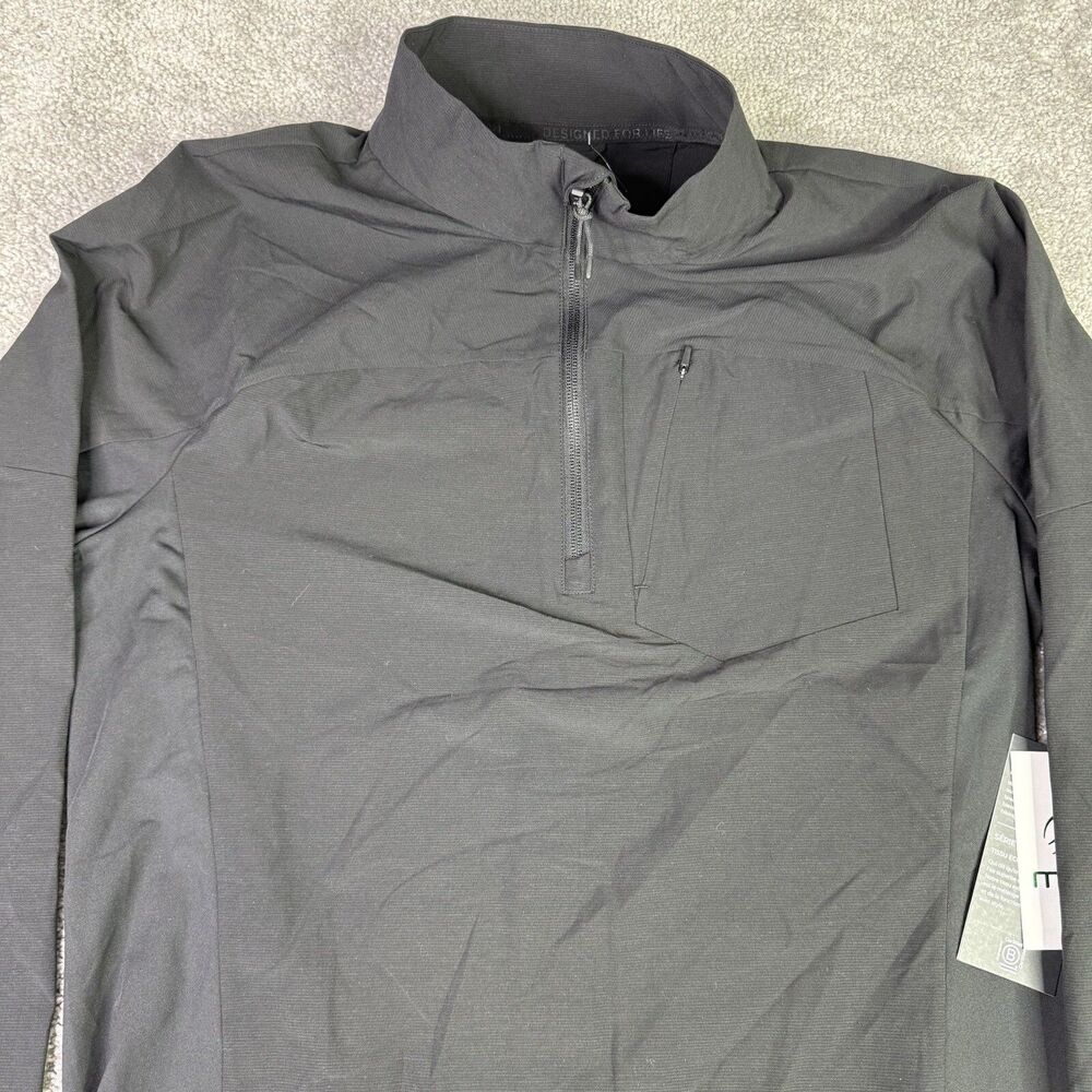 mpg Jacket Men’s Medium Black 1/4 Zip Pullover Sports Active Wear